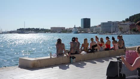 Group-of-friend-sit-on-matejuska-coastline