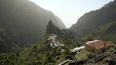 Vista-Panorámica-Del-Valle-De-Masca,-Tenerife