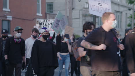 Walking-Crowd-of-protesters-with-Signs-in-the-street-o-NYC-during-Black-Lives-Matter-Protest