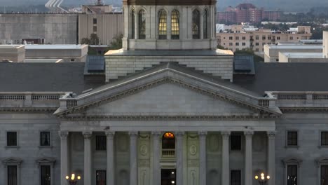 Tight-aerial-view-of-South-Carolina-State-House