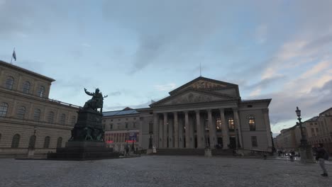 National-Theatre-Munich,-Opera-House-In-Munich-City-Center-In-Germany