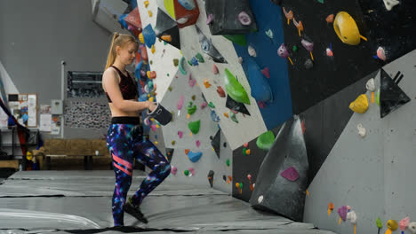 Person-in-a-climbing-wall-centre