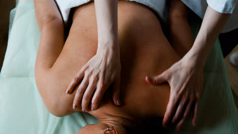 Top-view-of-woman-getting-a-massage