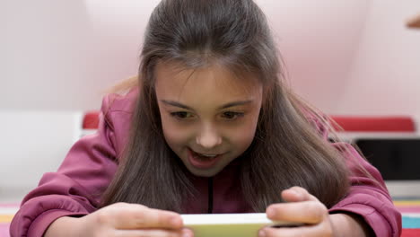 Young-girl-using-smartphone