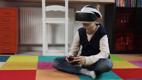 Young-boy-using-VR-glasses