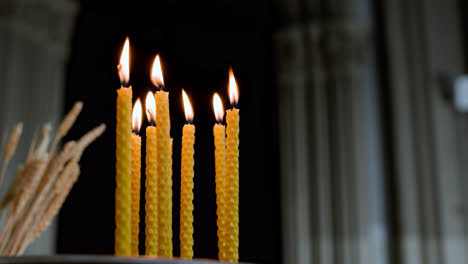 Candles-in-the-church