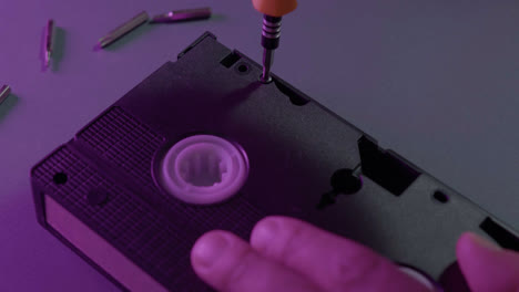 VHS-cassette-on-purple-background