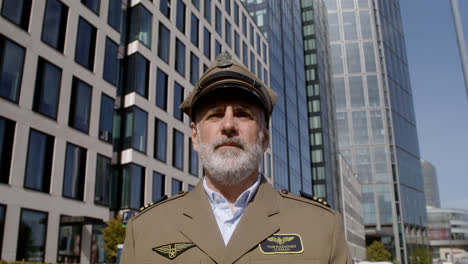Man-wearing-military-uniform