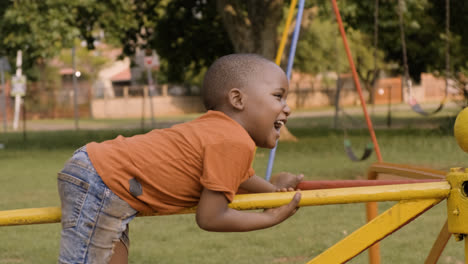 Child-playing-in-a-playground