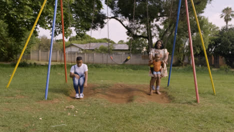 Children-playing-on-the-swings