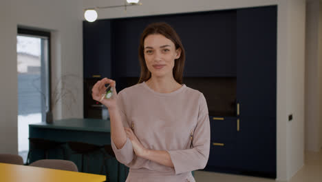 Happy-woman-posing-at-home