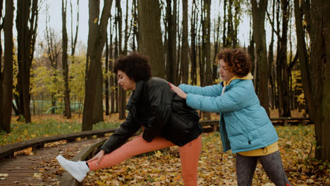 Young-woman-stretching-outdoor