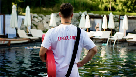 Lifeguard-by-the-pool