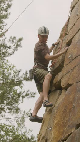 Climber-on-a-wall-rock