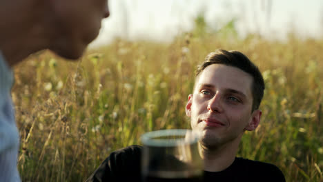 Young-couple-on-a-date-outdoors