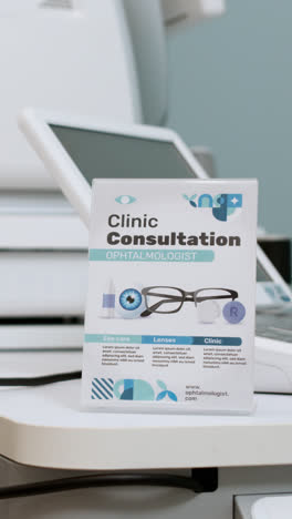 Plakat-In-Einer-Augenklinik