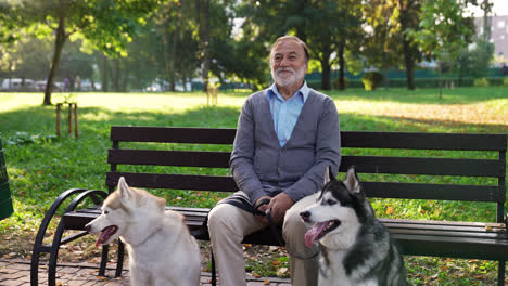 Pet-owner-with-his-dogs