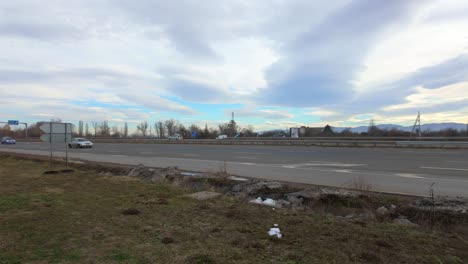 cars-passing-by-on-Botevgradsko-shose-Blvd