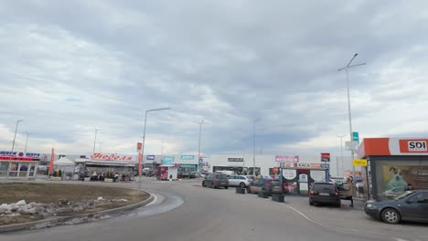 panning-footage-of-the-car-park-at-Jumbo-Plaza