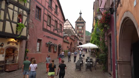 Der-Ruhm-Des-Dorfes-Riquewihr-Ist-Vor-Allem-Auf-Seine-Weinberge-Zurückzuführen,-Die-Seit-Dem-Ende-Des-Mittelalters-Einige-Der-Besten-Und-Berühmtesten-Weißweine-Der-Welt-Hervorbringen