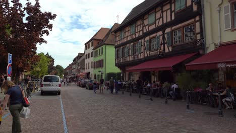 Kaysersberg-Es-Una-Ciudad-Histórica-Y-Antigua-Comuna-De-Alsacia,-En-El-Noreste-De-Francia.