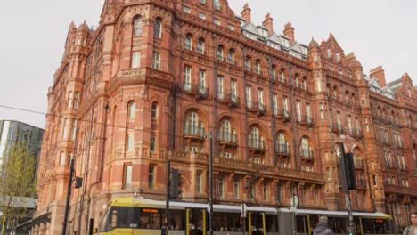 Gesamtansicht-Des-Midland-Hotelgebäudes-In-Manchester-City