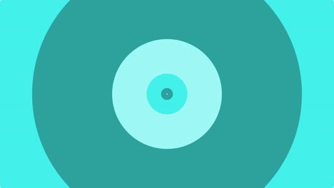 Optical-illusion-circle-shape-animated-background-motion-design-graphic-tunnel-visual-effect-colour-teal-aqua