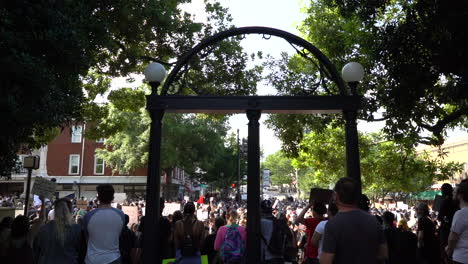 Friedlicher-College-Protest-An-Der-Universität-Von-Georgia