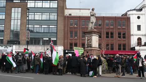 Campaign-for-Palestine,-Camden,-London,-United-Kingdom