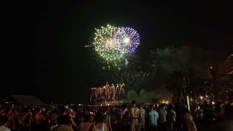 Feliz-Año-Nuevo-En-Málaga,-España