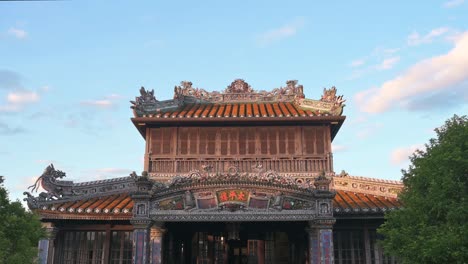 House-in-the-imperial-citadel-of-Hue,-Vietnam