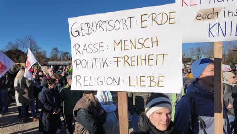 Menschen-Protestieren