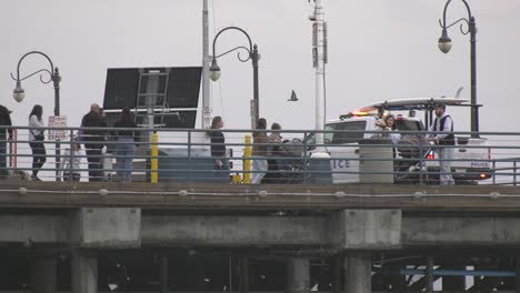 Police-Car-Driving-on-Pier