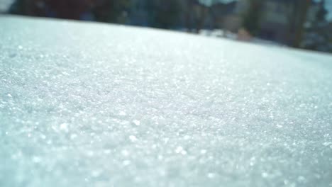 Snow-carpet-in-winter-slow-motion