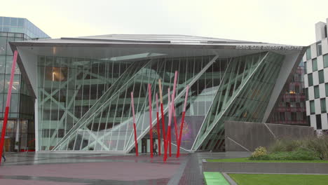 Exterior-view-of-the-Grand-Canal-Theater-in-Dublin,-Ireland