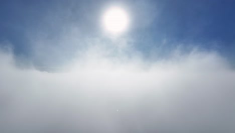 Blauer-Himmel-über-Der-Wolkenlandschaft