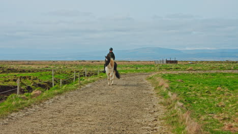 Isländisches-Reiten-Im-Freien-In-Zeitlupe