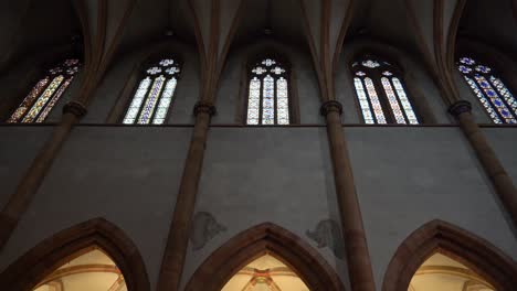 Zoom-in-on-Colourful-Stained-Glass-of-St-Martin's-Church