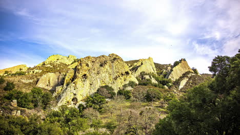 Panoramic-view-of-Mammoth-rock-at-Walnut-creek-in-California