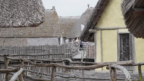 Pile-Dwelling-Open-Air-Museum-on-Lake-Constance-in-Friedrichshafen,-Germany