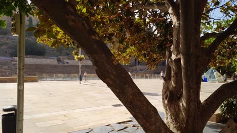 Streets-of-the-historic-center-of-Malaga,-Andalusia,-Spain