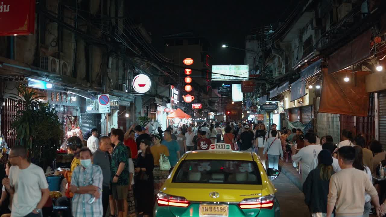 Bangkok Chinatown Night Market Free Stock Video Footage Download Clips ...