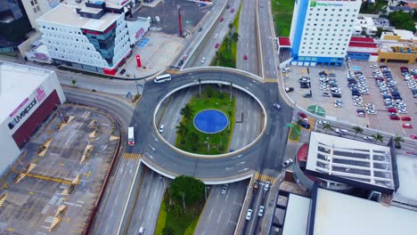 beautiful-aerial-view-with-drone-of-the-port-of-Boca-del-Rio,-Veracruz