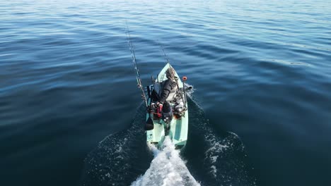 aerial-view-of-a-solo-skiff