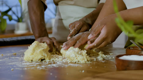 Couple-making-dough