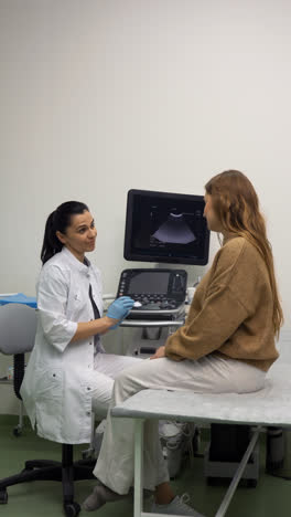 Woman-at-doctor's-office