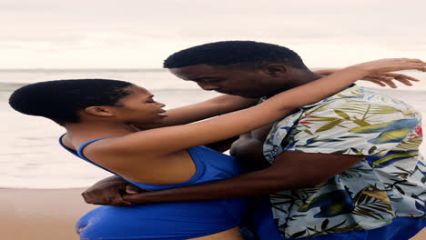 Romantic-couple-at-the-beach