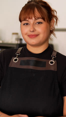 Waitress-posing-indoors