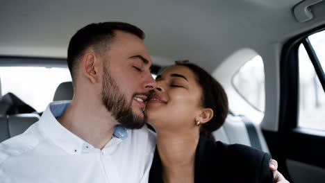 Young-couple-in-a-vehicle