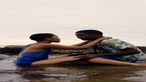 Couple-having-fun-in-the-water